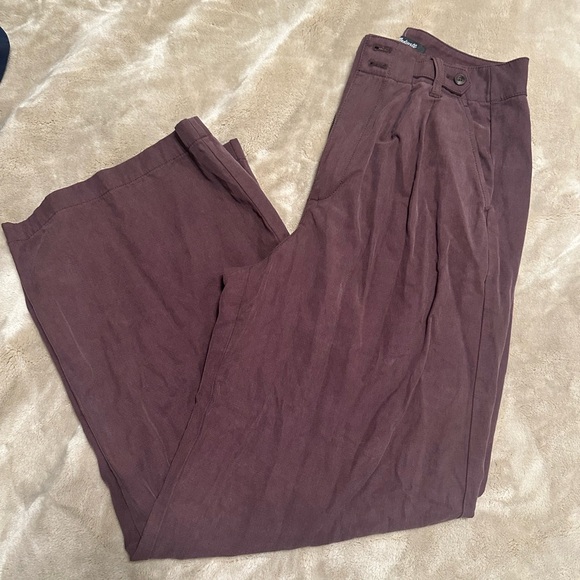 Madewell The Harlow Wide Leg Pant in Drapey Twill size 6 - Picture 2 of 3